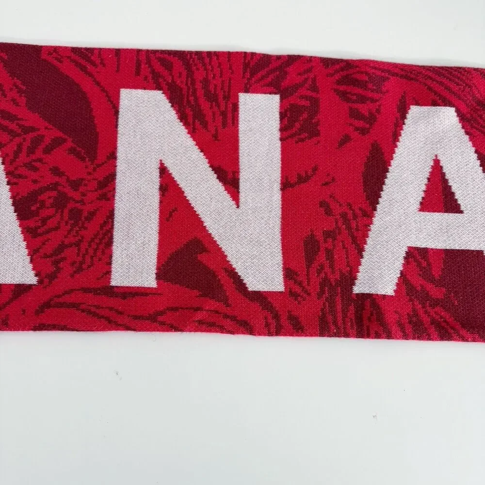 Lululemon Team Canada Future Legacy Scarf Red Paris 2024 Olympics Logo